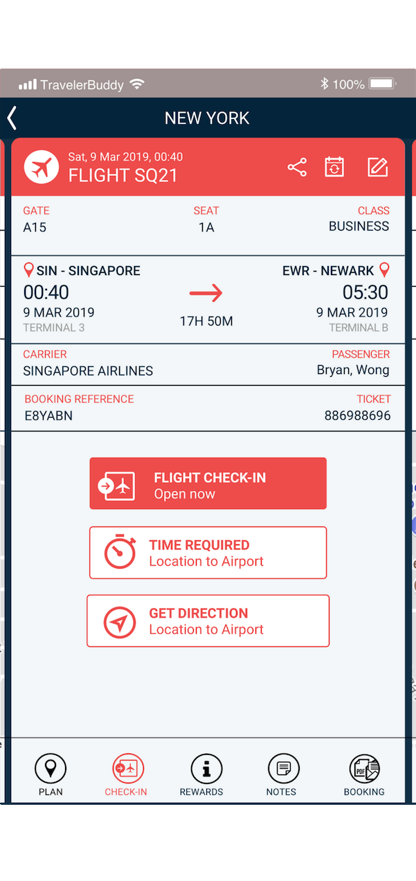 travelerbuddy online flight checkin
